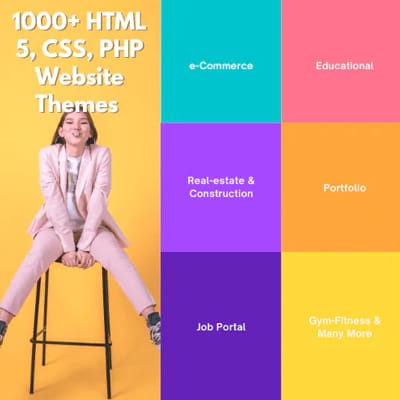 Gói 1000+ Html5, Css, Php Website Themes Và Wordpress Plugin