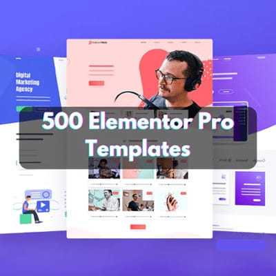 Gói 500+ Elementor Pro Templates