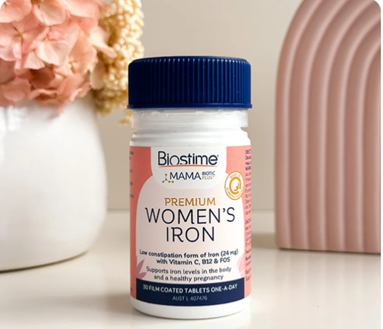 Viên uống bổ sung sắt hữu cơ Biostime Úc 30v