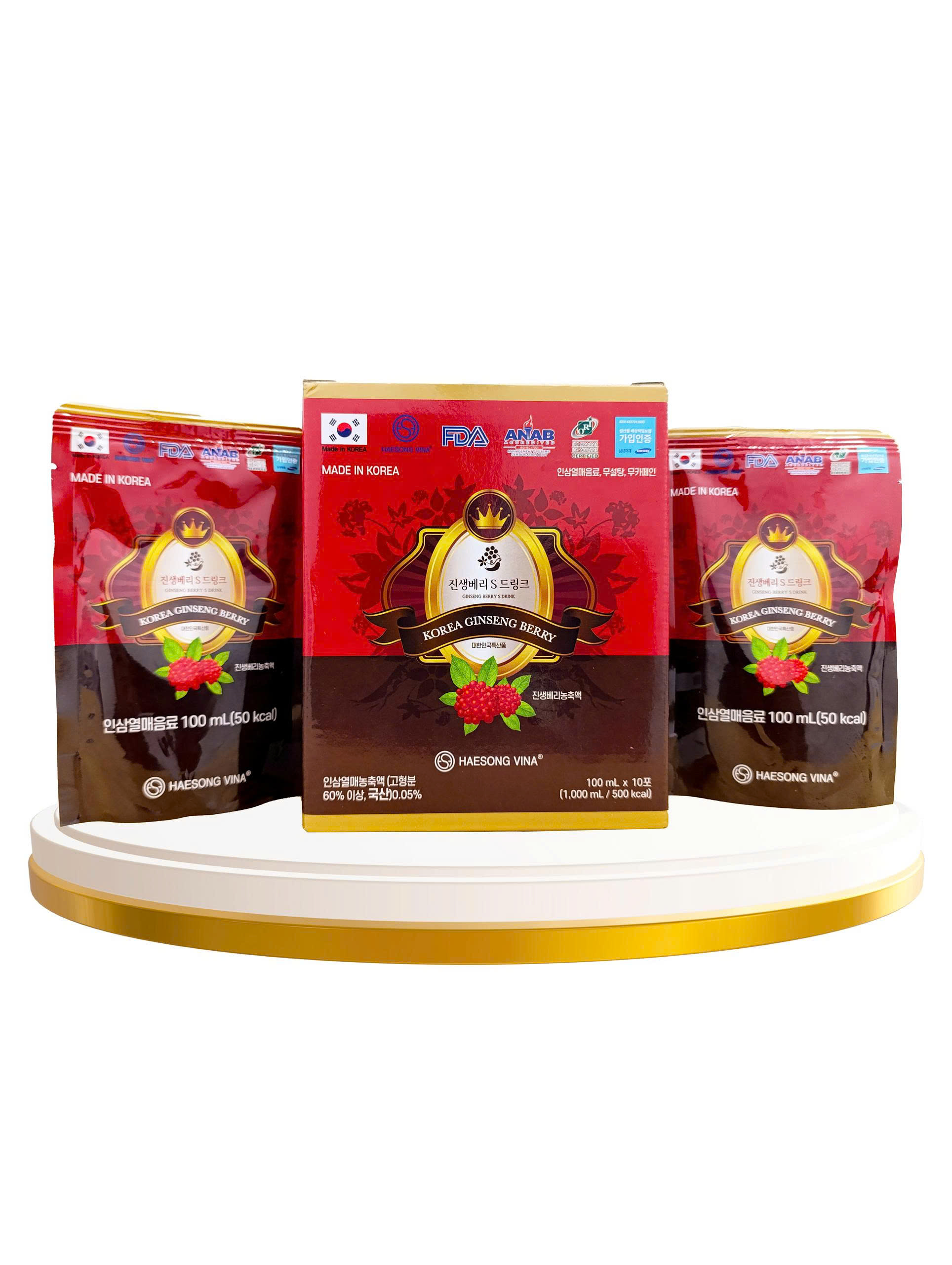 Nước uống Quả nhân sâm Ginseng Berry S Drink dạng gói