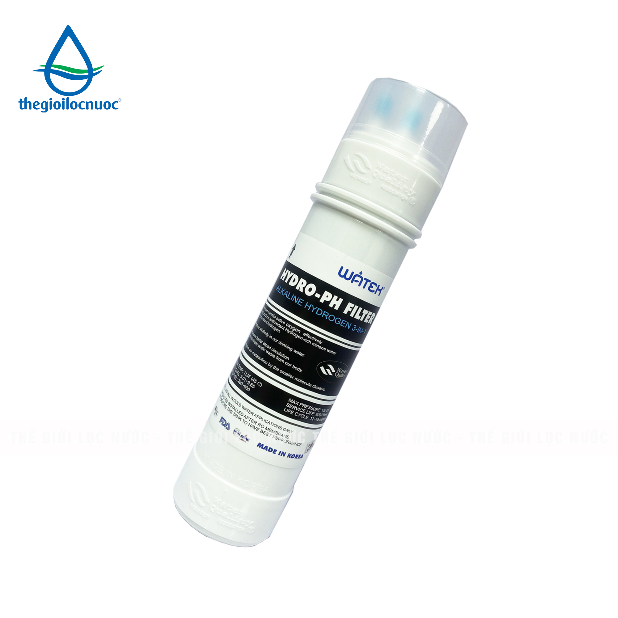 Lõi tạo KIỀM HYDROGEN 3 TRONG 1 (HYDRO-PH FILTER)