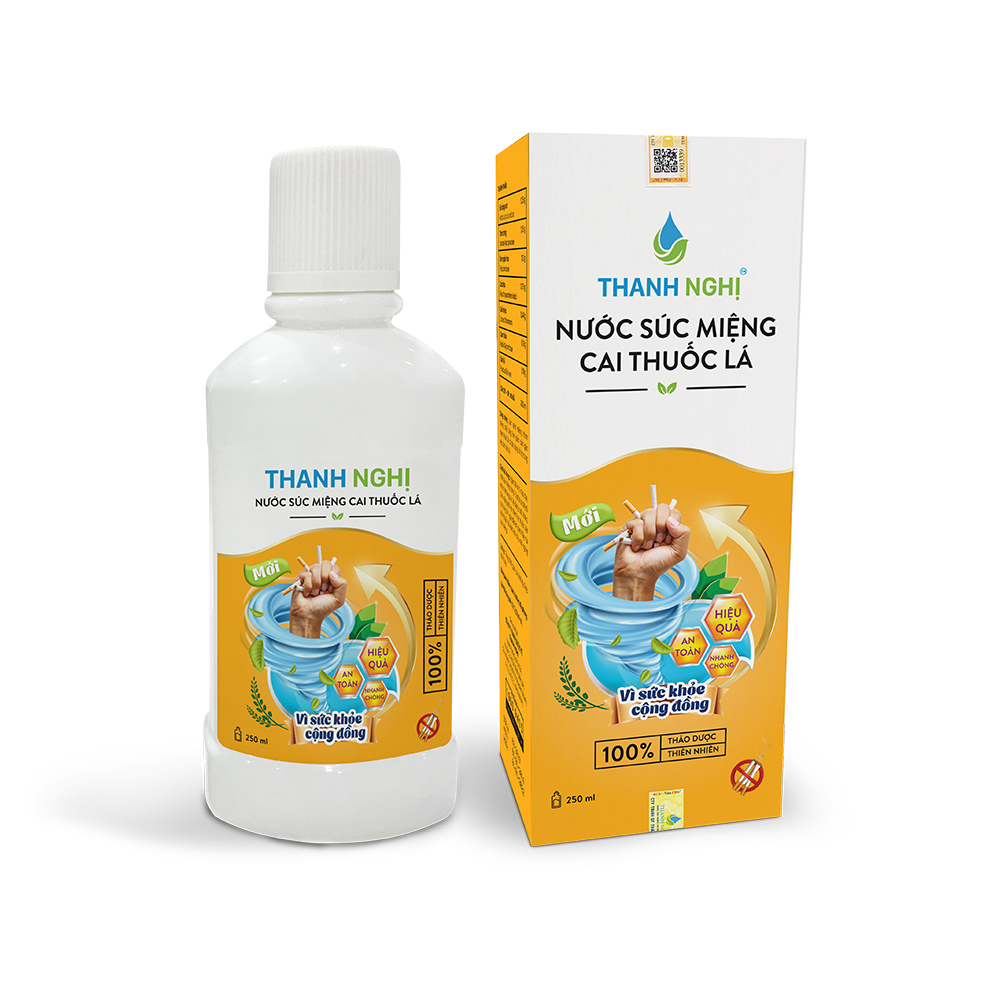 Nước súc miệng cai thuốc lá Thanh Nghị (chai 250ml)