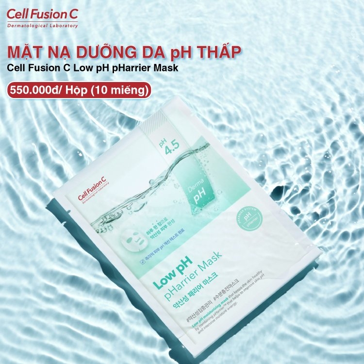 Mặt Nạ Dưỡng Da pH Thấp 25ml*10 miếng - Cell Fusion C Low Ph pHarrier Mask