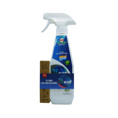 Bộ vi sinh lau chùi đa năng 3E Kleen (01 chai 500ml + 03 ống 5ml)