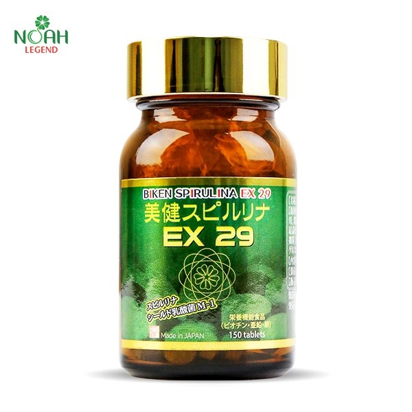 Viên uống tăng cường sức đề kháng và phục hồi thể lực BIKEN SPIRULINA EX 29