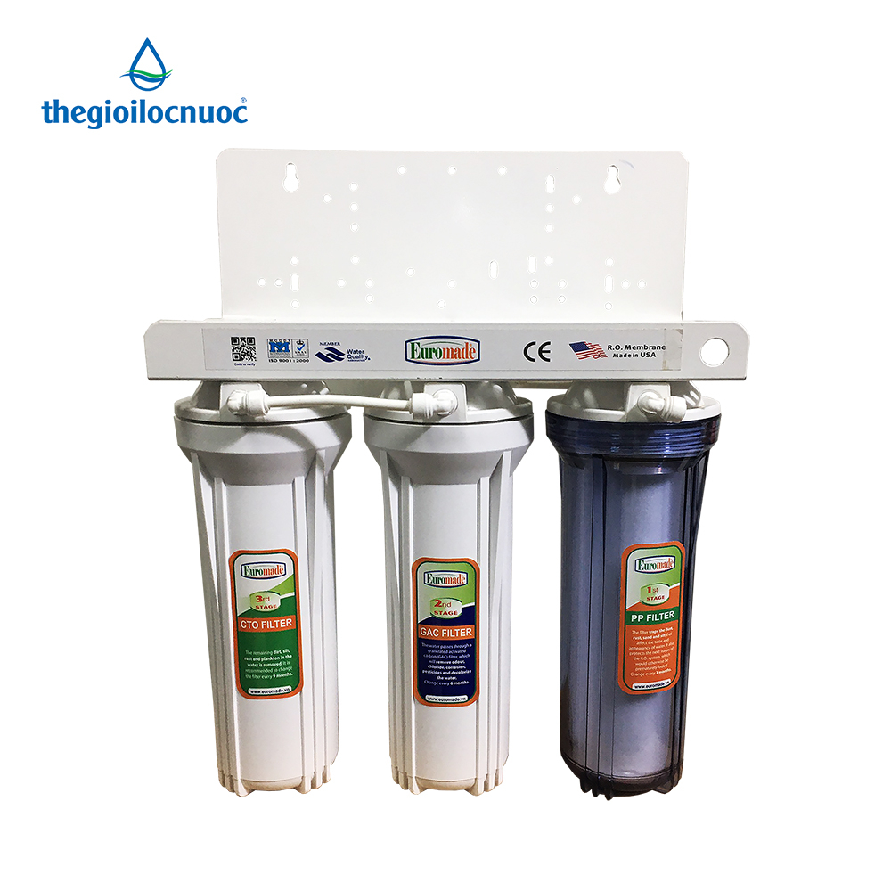 Bộ lọc chặn 3 cốc (10 inch), model: PREF-3-10