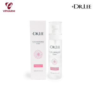 Nước hoa hồng Clear A Refreshing Toner +Dr.lee cấp ẩm & làm sạch da 150ml