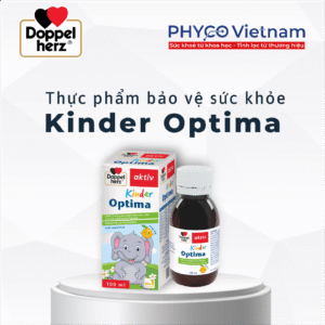 TPBVSK Kinder Optima hỗ trợ trẻ ăn ngon, tăng đề kháng, tiêu hoá cho bé