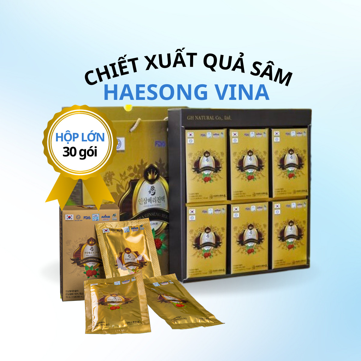 Chiết xuất Quả Sâm Ginseng Berry N Extract (70ml x 30 gói)