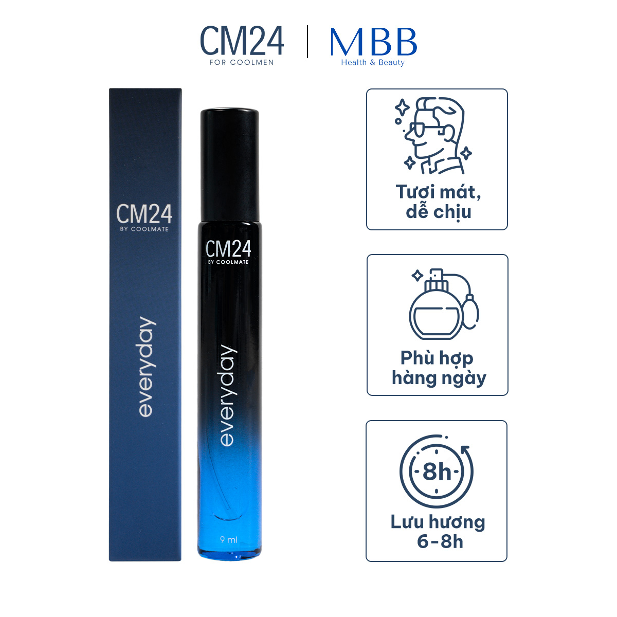 Nước hoa nam CM24 Every Day lưu hương 6-8h 9ml