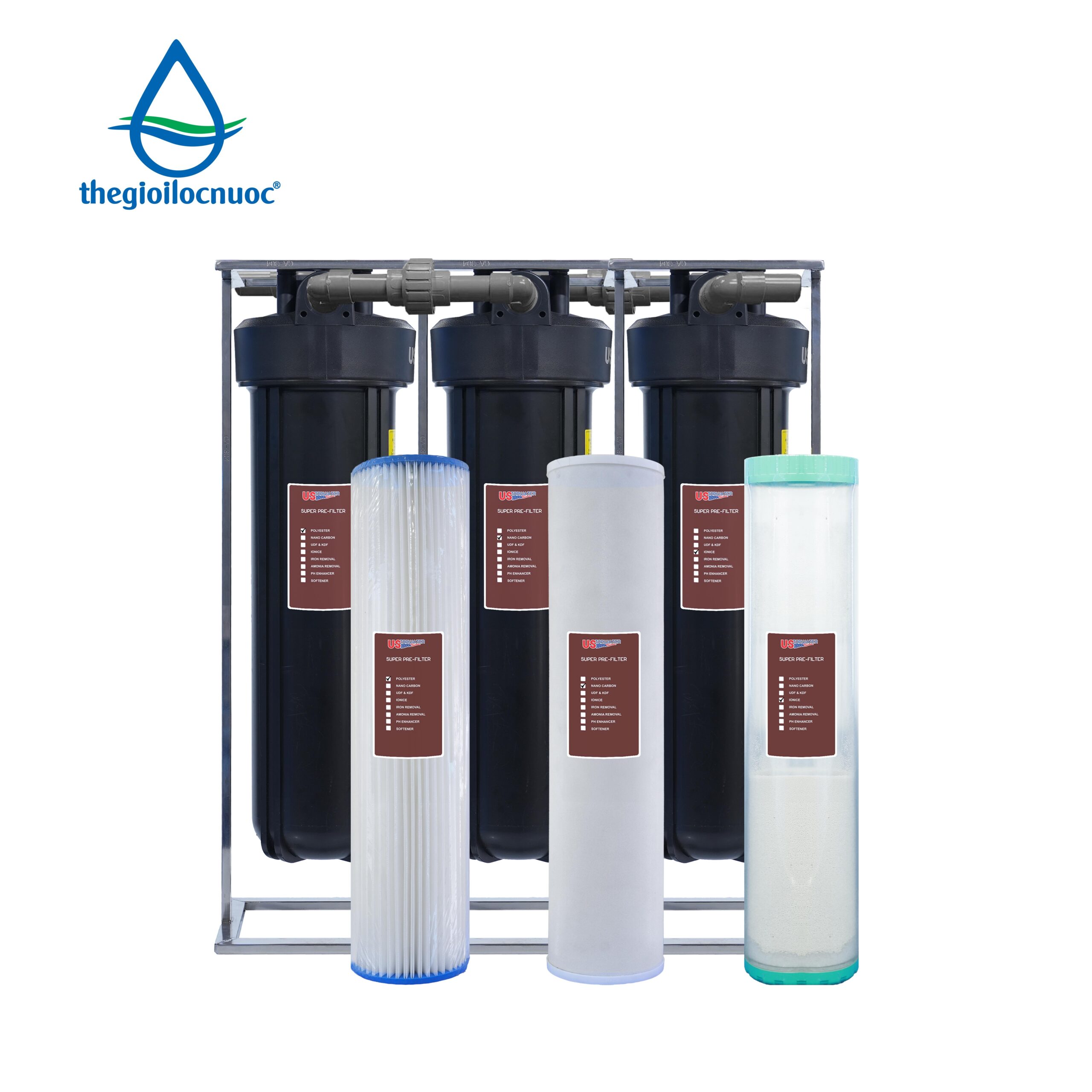 Bộ lọc tổng USTOPWATER, Model: Delux-AS