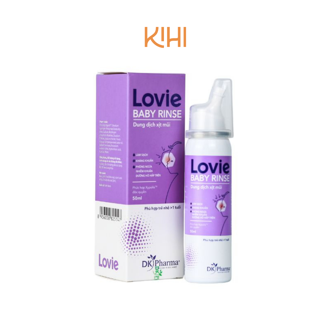 Dung dịch xịt mũi Lovie Baby Rinse 50ml