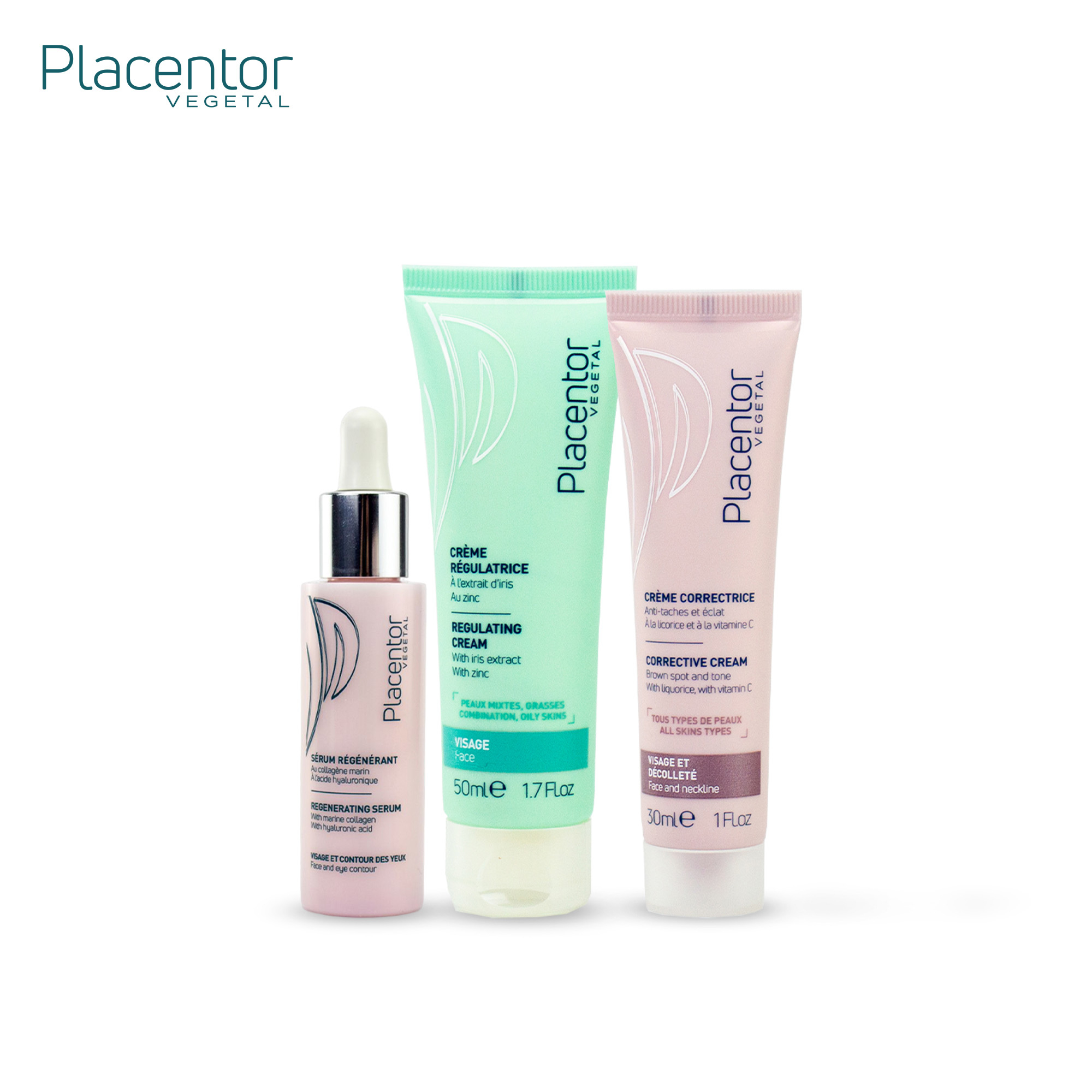 Combo chăm sóc da nám từ tế bào gốc noãn thực vật - Dành cho da nám dầu, hỗn hợp