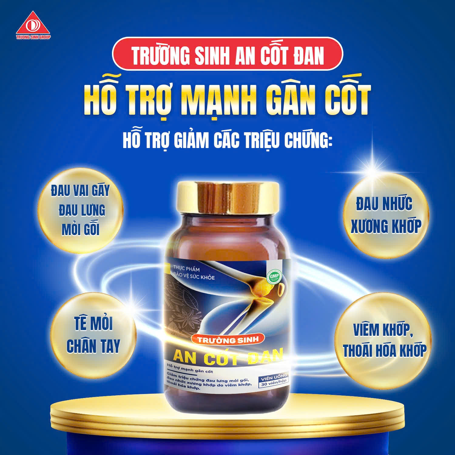 TPBVSK Trường Sinh An Cốt Đan H30 viên