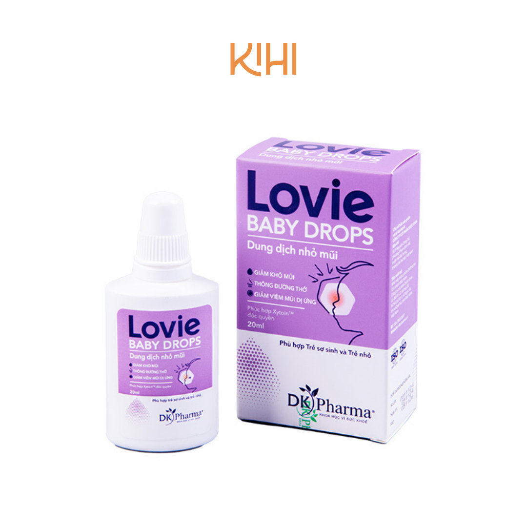 Nhỏ mũi điều hòa Lovie Baby Drops 20ml