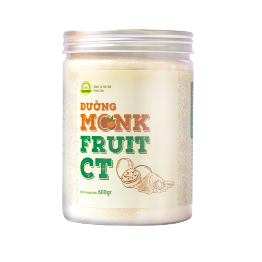 Đường ăn kiêng Monk Fruit CT (Hũ 600g)