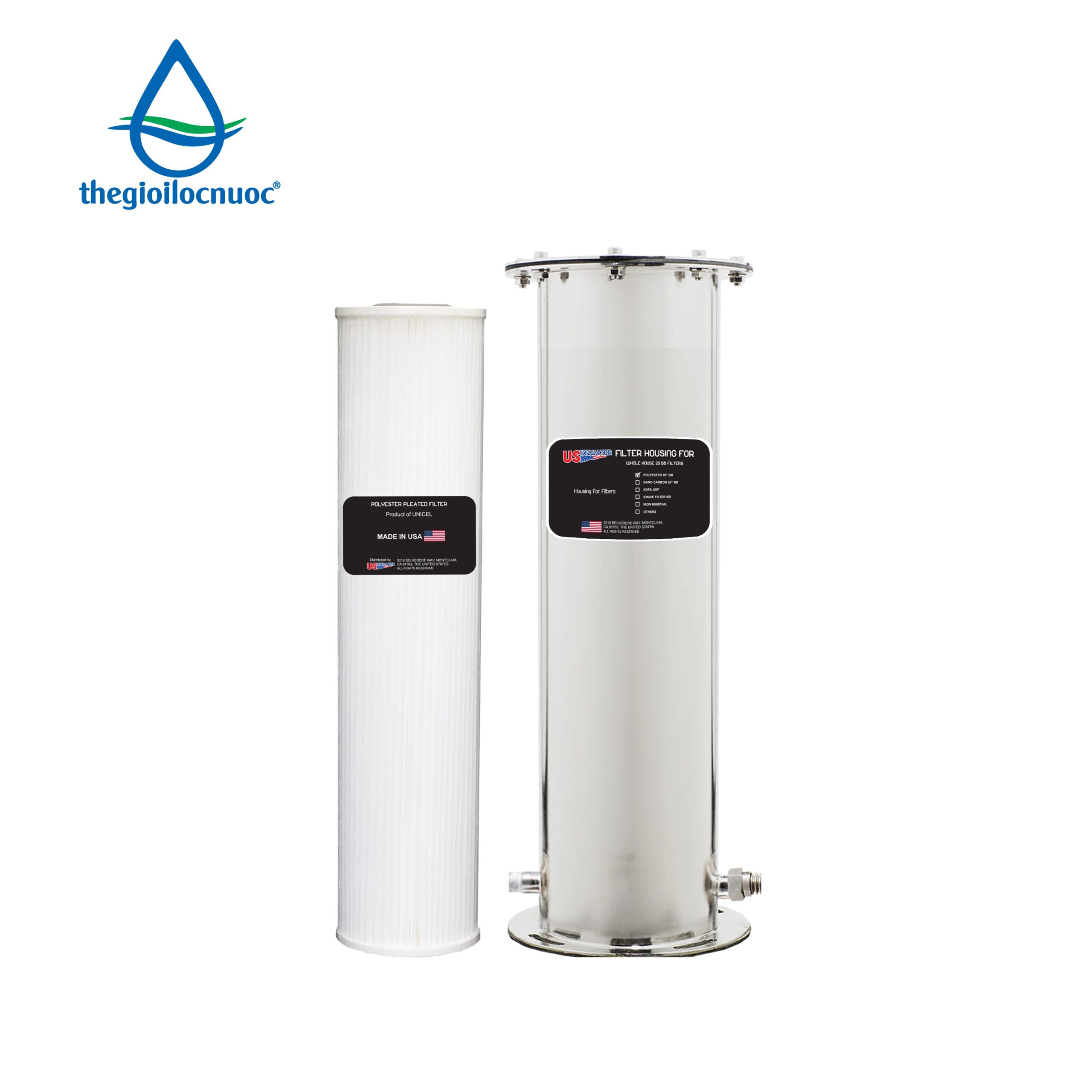 Bộ lọc tổng Mỹ USTOPWATER, model: SENDI-PLUS-US