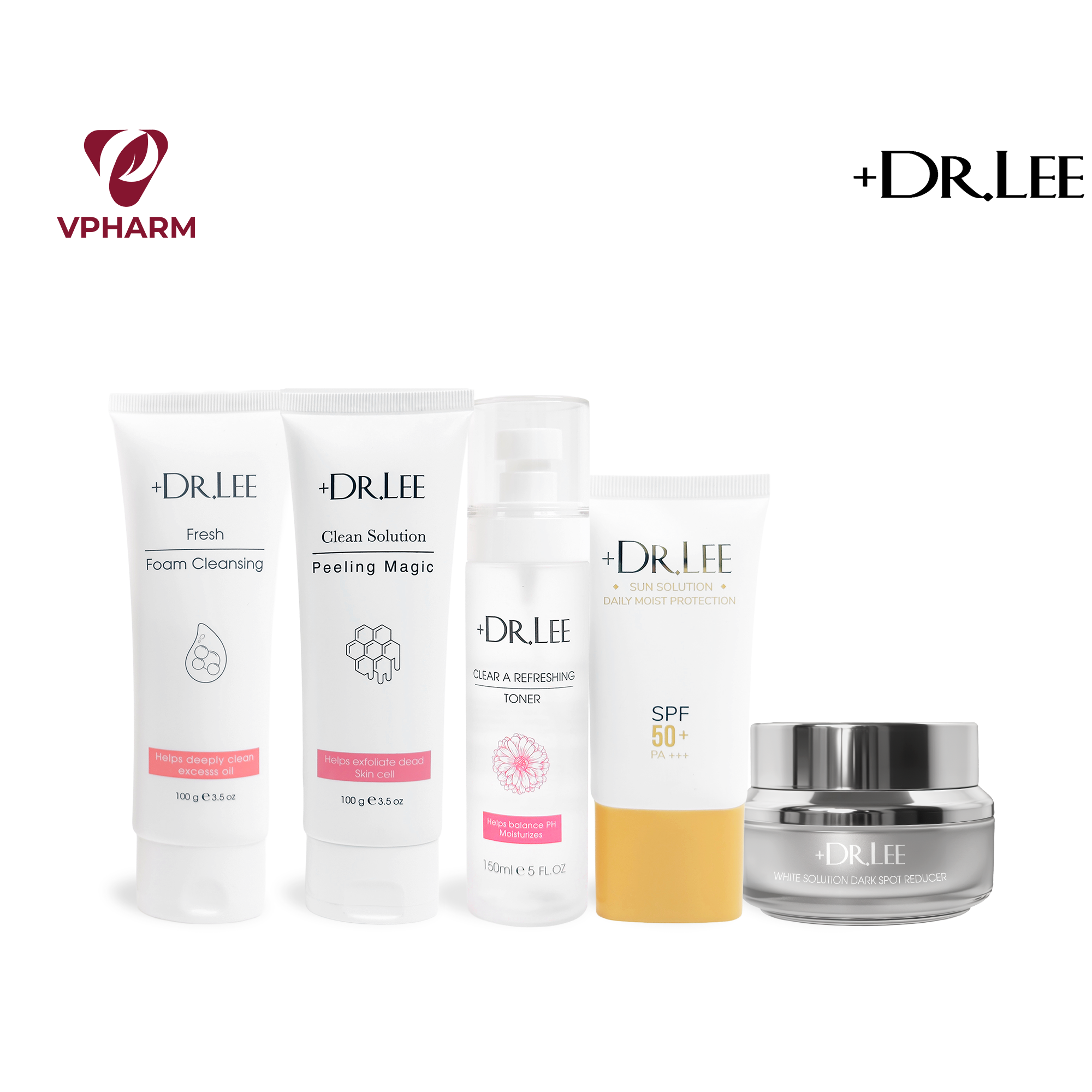 Bộ chăm sóc da nám - tàn nhang cơ bản +Dr.lee