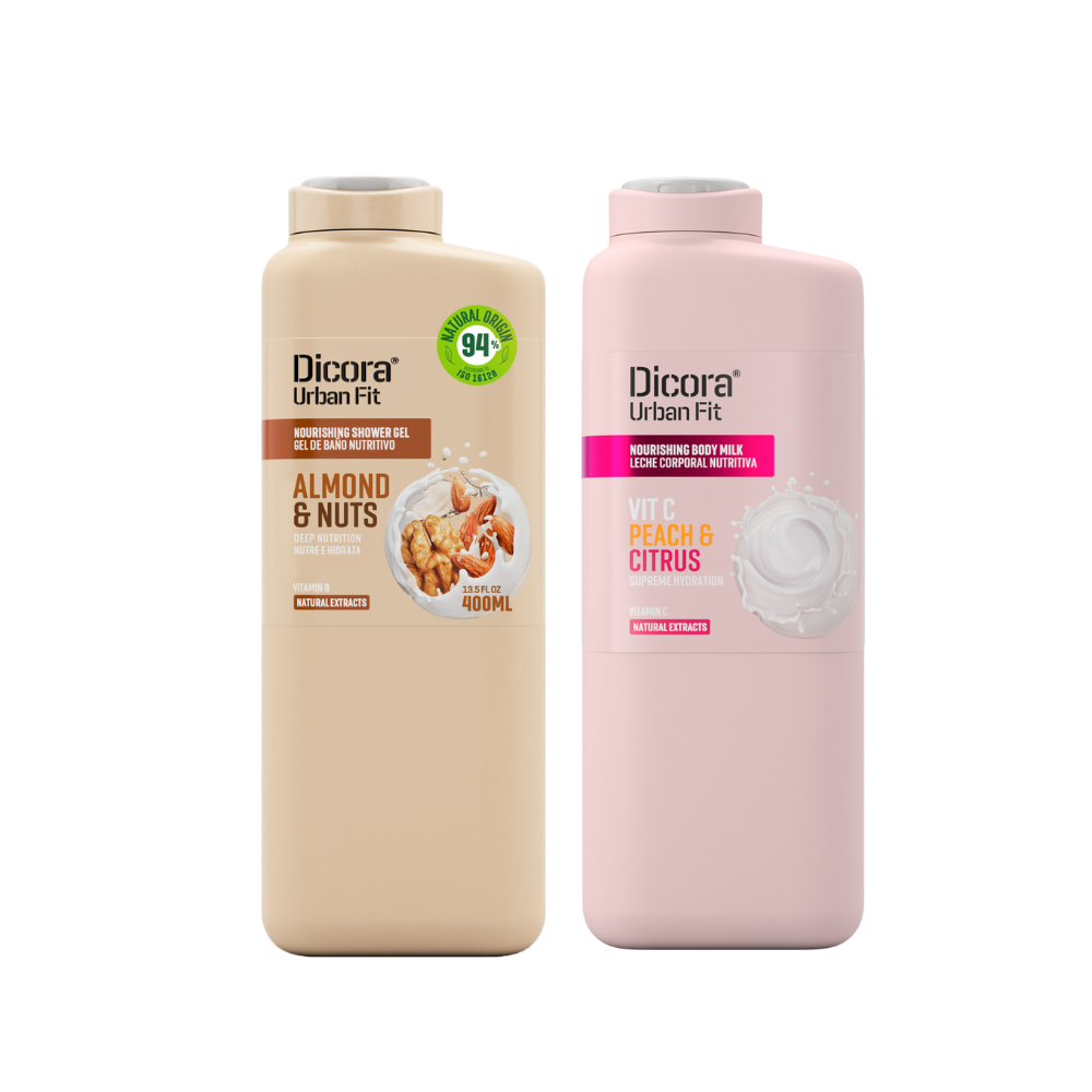 Combo 4: Sữa dưỡng thể Dicora Urban Fit Vitamin C và Sữa tắm Dicora Urban Fit Vitamin B