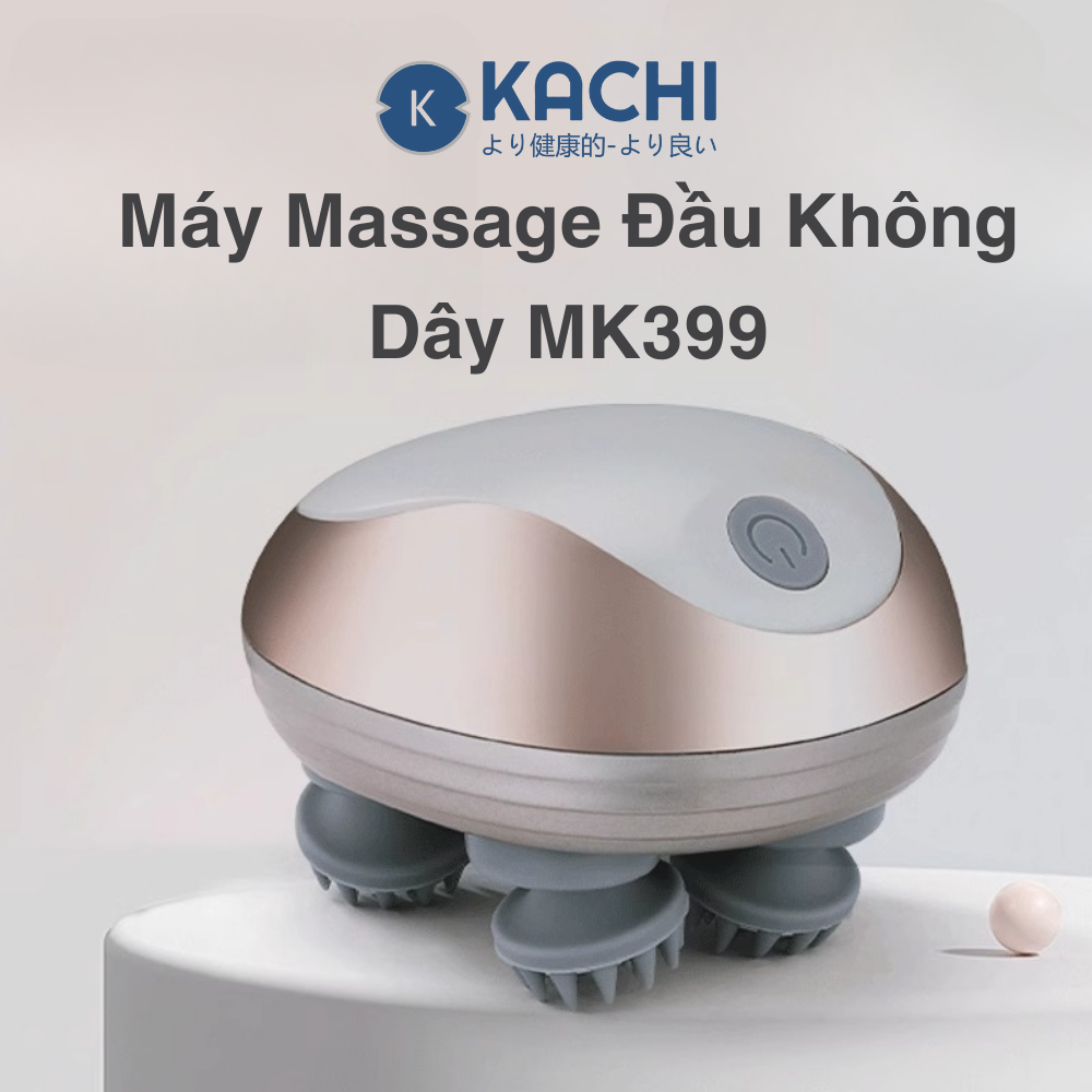 Máy Massage Đầu Không Dây Kachi MK-399 – Giải Pháp Thư Giãn Hiệu Quả Cho Người Bận Rộn
