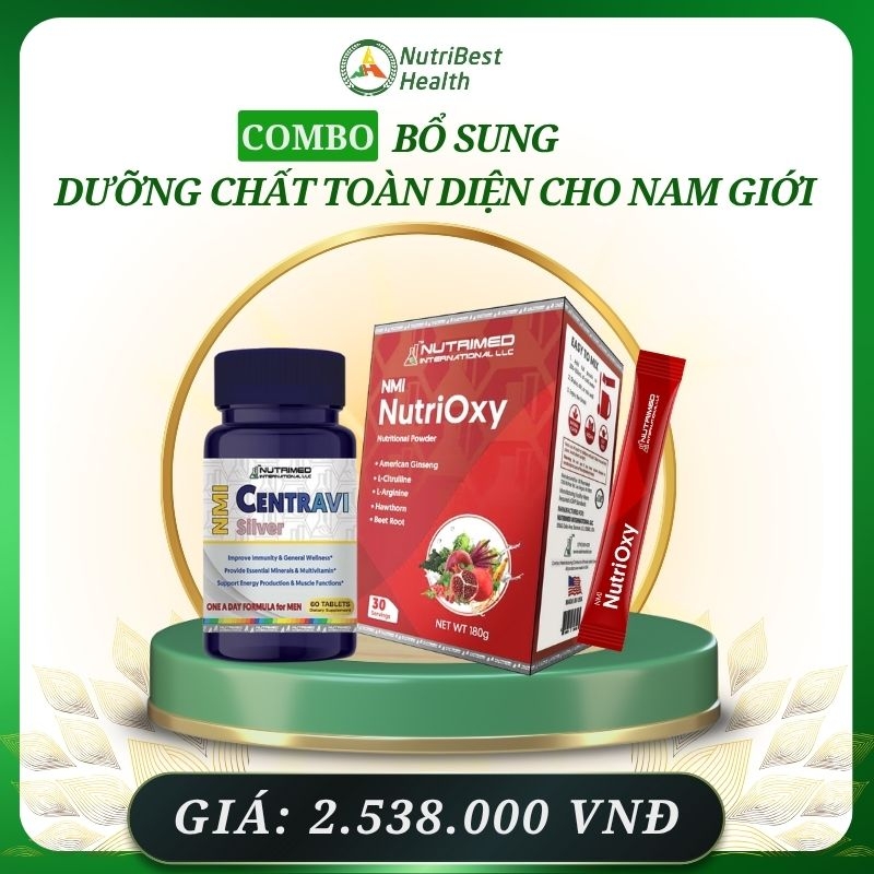 Combo Bổ Sung Dưỡng Chất Toàn Diện Cho Nam giới