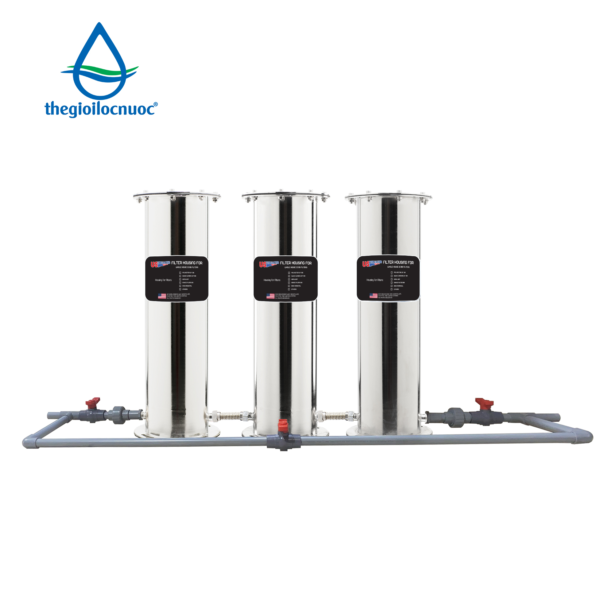 Bộ lọc tổng Mỹ USTOPWATER, model: Delux-1-US