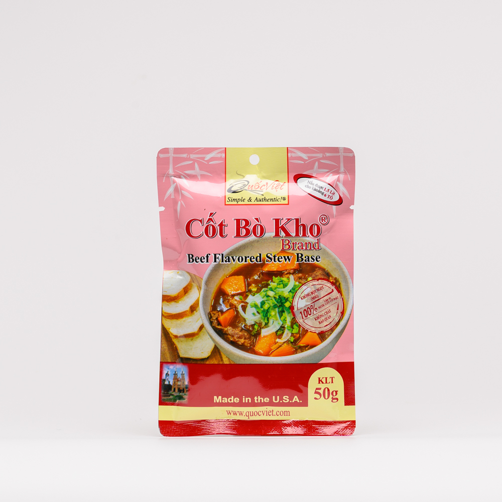 Cốt gia vị Bò Kho (Hộp 16 gói) - Vietnam Beef Flovored Stew Base