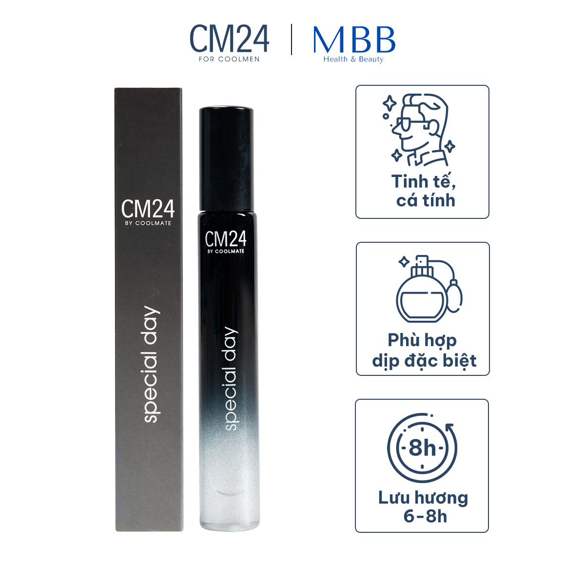 Nước hoa nam CM24 Special Day lưu hương 6-8h 9ml