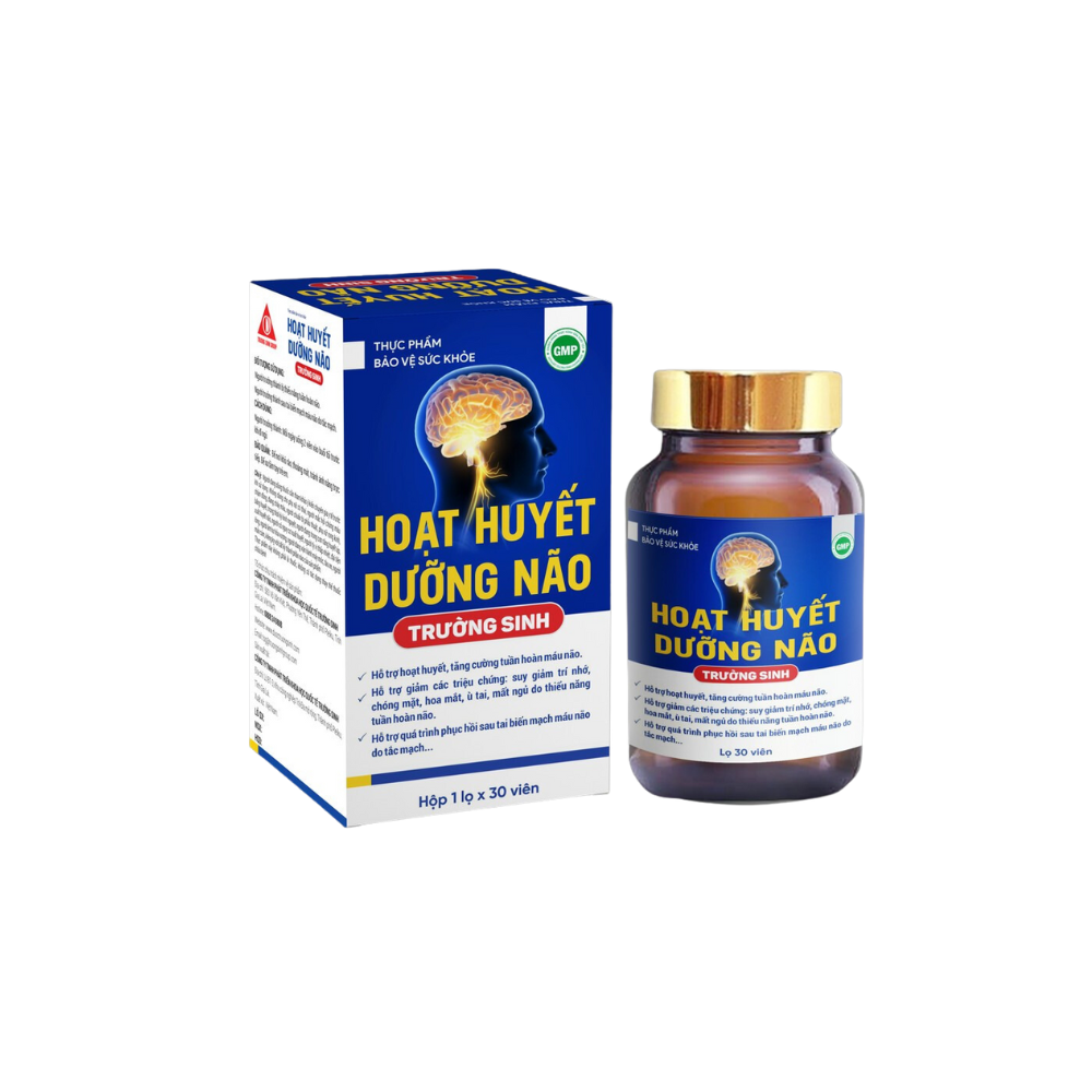 TPBVSK HOẠT HUYẾT DƯỠNG NÃO TRƯỜNG SINH HỘP 30V