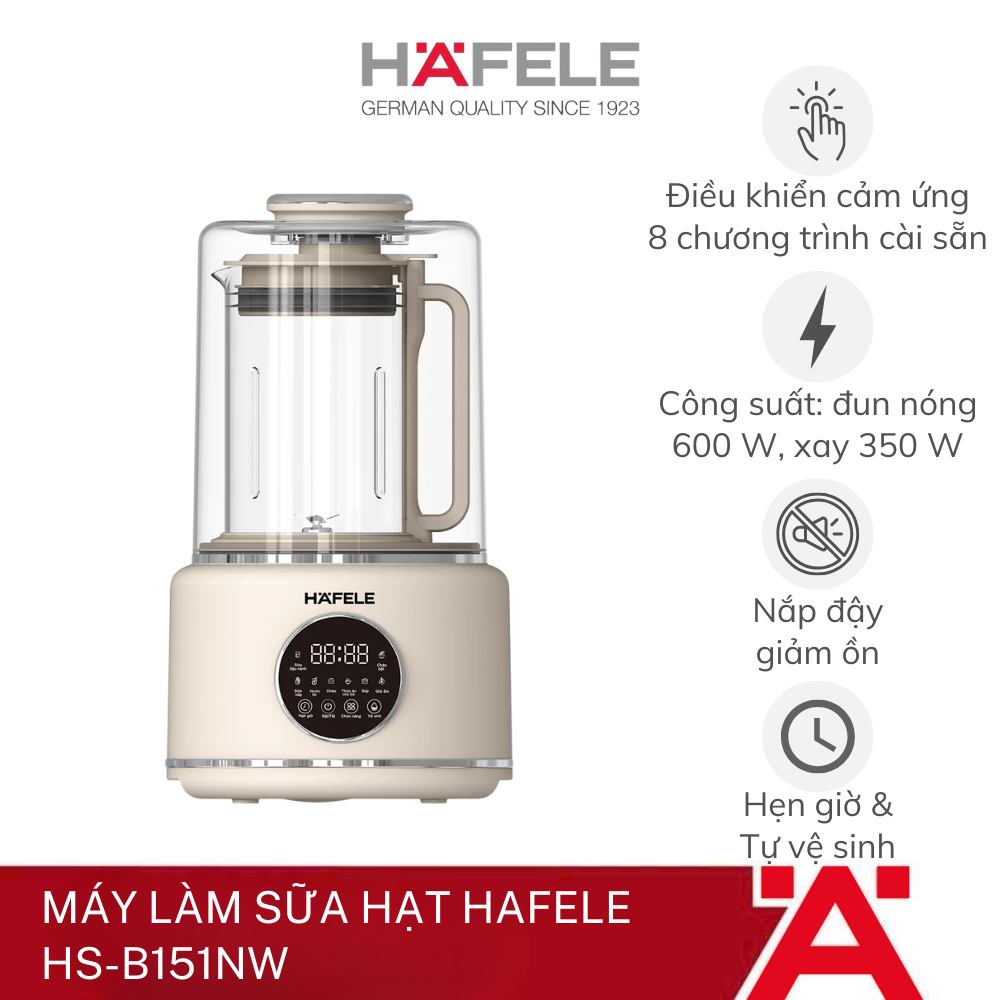 Máy làm sữa hạt Hafele HS-B151NW