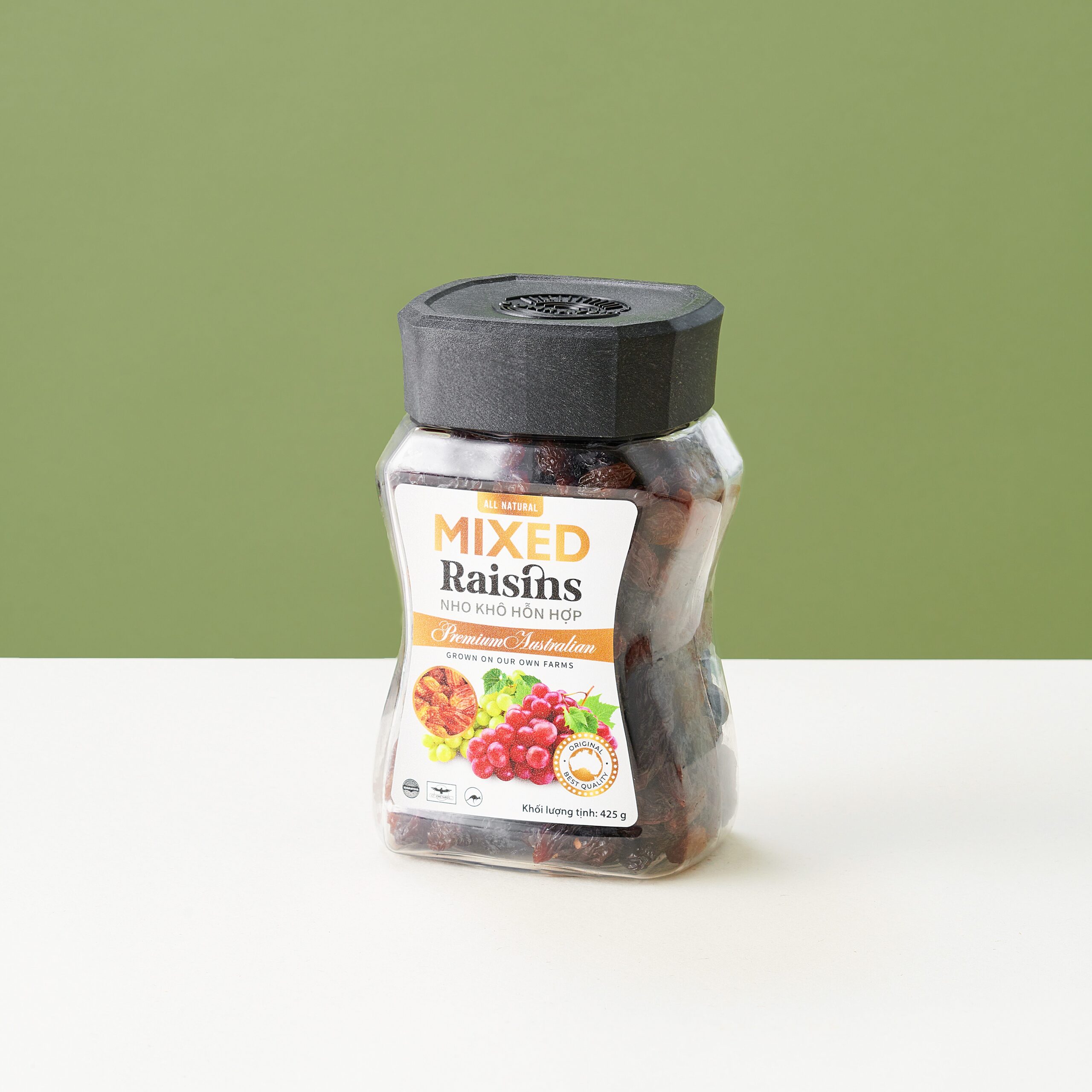 Nho khô hỗn hợp nhập khẩu Úc (hũ 425g)