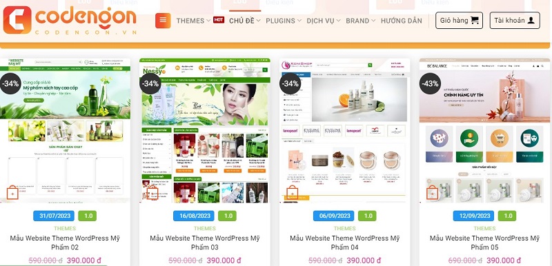 TOP 8 MẪU GIAO DIỆN WEBSITE BÁN HÀNG MỸ PHẨM TRÊN CODENGON 7 TOP 8 MẪU GIAO DIỆN WEBSITE BÁN HÀNG MỸ PHẨM TRÊN CODENGON