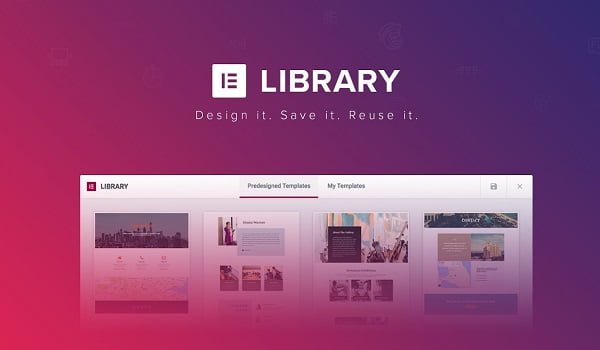 Hướng dẫn cách Import Template Elementor 5 tinh nang template library cua elementor 1