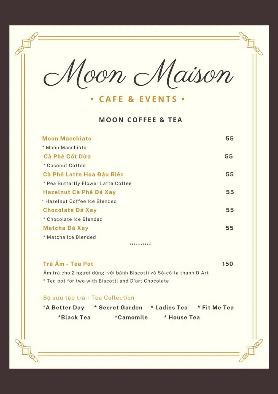 Moon Maison Cafe – Góc nhỏ Sài Gòn cho tâm hồn an yên