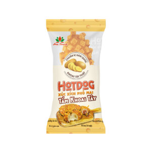Hotdog xúc xích phô mai tẩm khoai tây