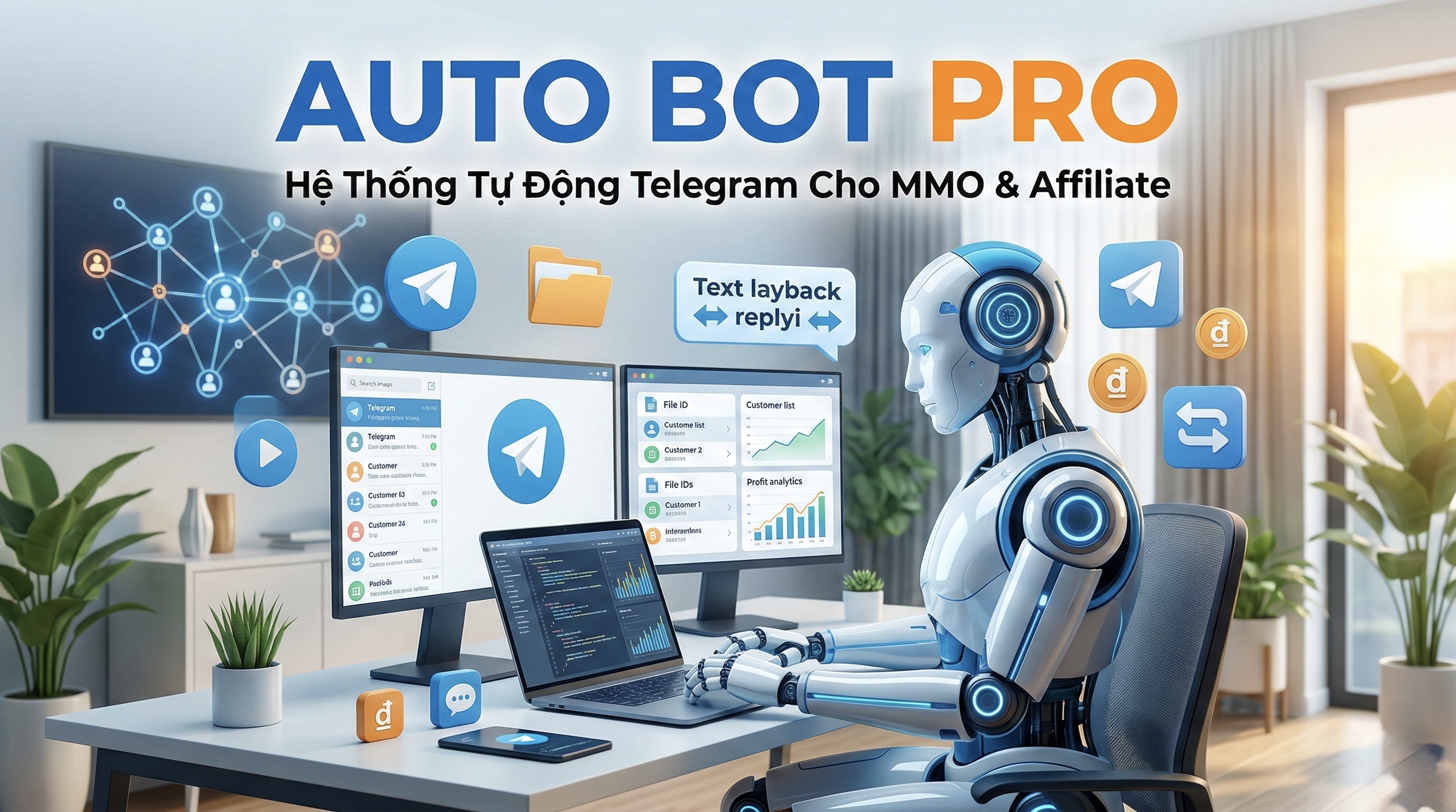 Cách Tạo Bot Telegram Tự Động Gửi File Không Giới Hạn Băng Thông Cho Dân MMO