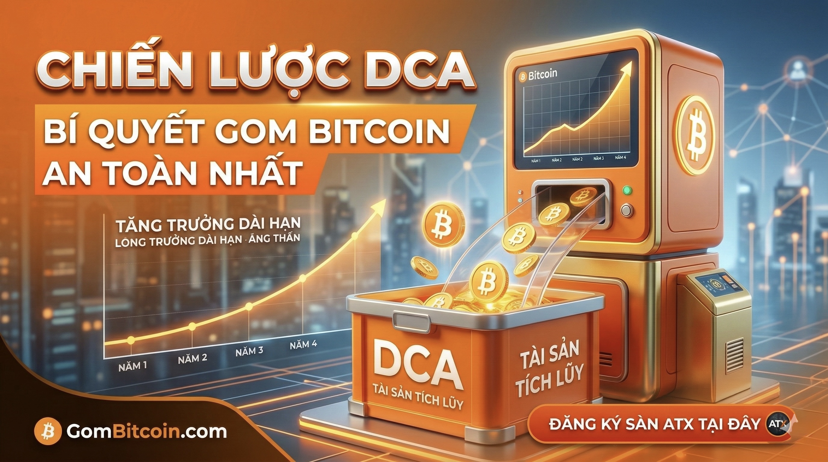 Chiến Lược DCA Là Gì? Bí Quyết "Gom Bitcoin" An Toàn Nhất