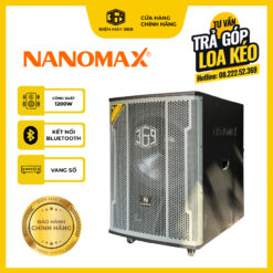 Sub Điện Bass 50 Chính Hãng NANOMAX P369 - Mạch Công Suất 12 Sò 1200W