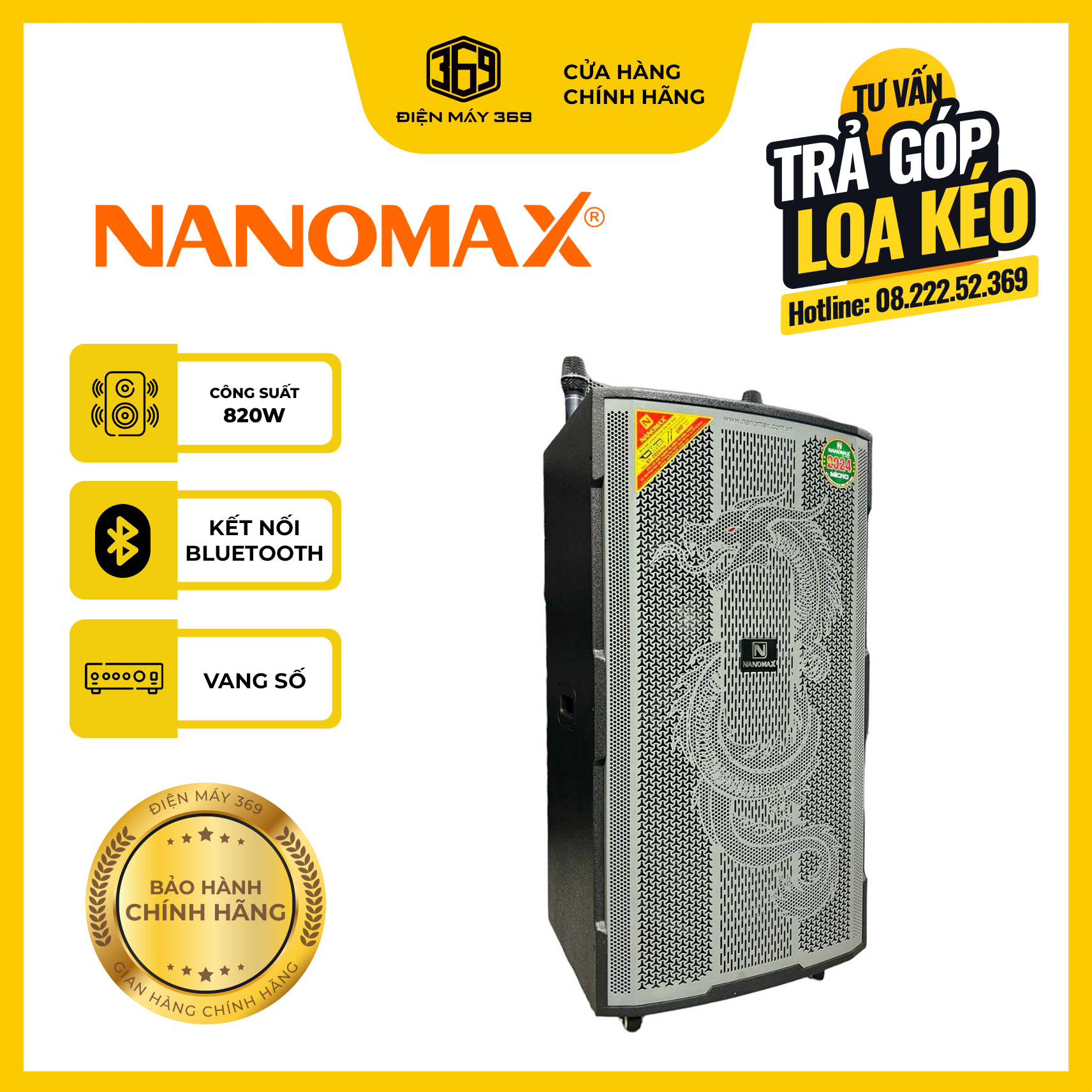 Giới thiệu về Loa Kéo Nanomax GT-2024 Pro