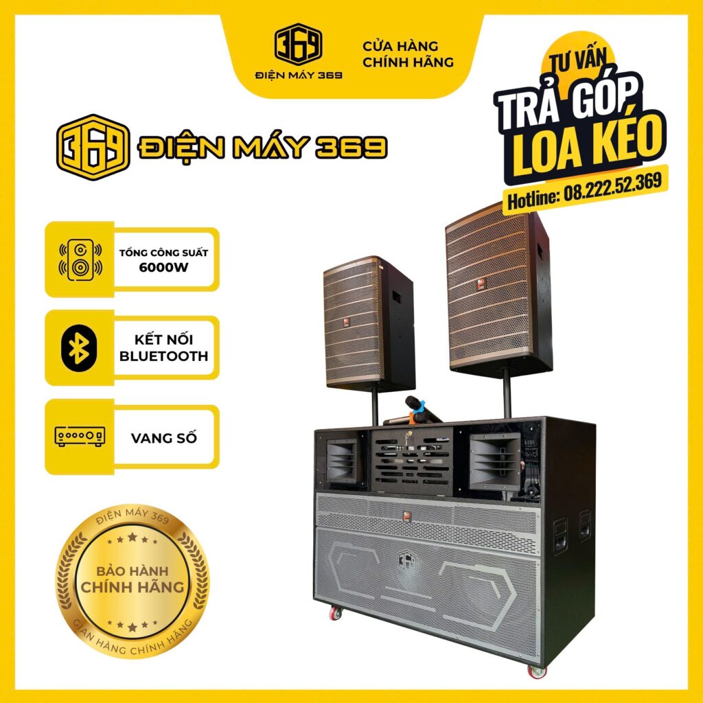 Loa Kéo Điện 3 Bass ProSing J369 Promax