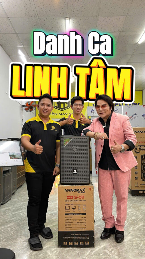 Loa Kéo Xách Tay Công Suất Lớn Nanomax S03 - Bass Nén 30cm 1100W ( TẶNG BALO TRỊ GIÁ 750K ) ) - Ảnh 3