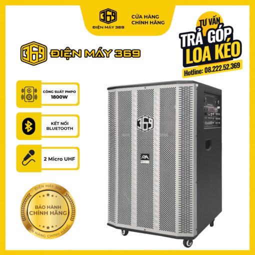 [ Mẫu Mới 2025 ] Loa Kéo Bass 50 Công Suất Lớn Chính Hãng Nova NV - 369