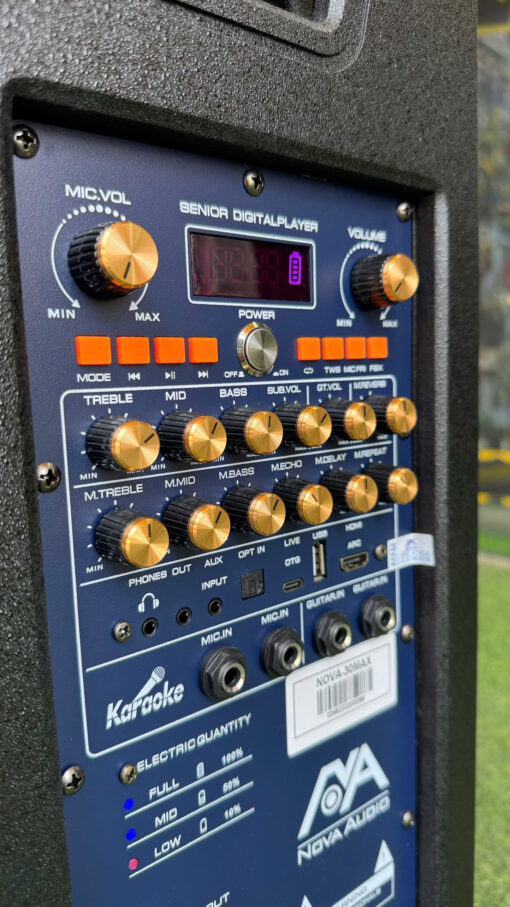 Loa Kéo 3 Tấc ( Bass 30 ) 3 Đường Tiếng CHÍNH HÃNG NOVA - 03 ( Mẫu Mới Nhất 2025 ) - Ảnh 5