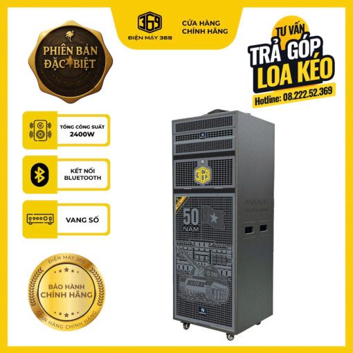 PHIÊN BẢN ĐẶC BIỆT - Siêu Phẩm Loa Kéo Điện Bass 40 Đôi ĐỨNG Chính Hãng Nanomax Pro 369d – Cấu hình khủng 2 Bass 40 Coil 100 từ 220