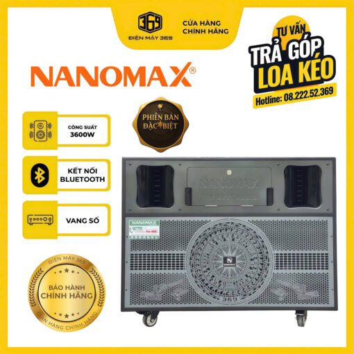 [ BẢN MỚI NHẤT ] Loa Điện Chính Hãng NANOMAX PRO 909i – Phiên Bản Lưới Trống Đồng mới nhất 2025