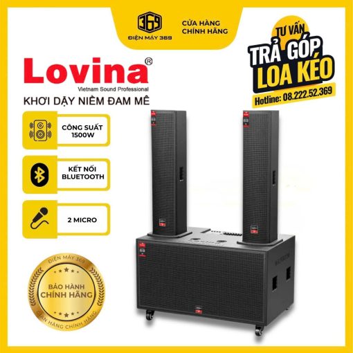 Loa Kéo Karaoke Chính Hãng Lovina Bass 50 Đôi KB-21802M
