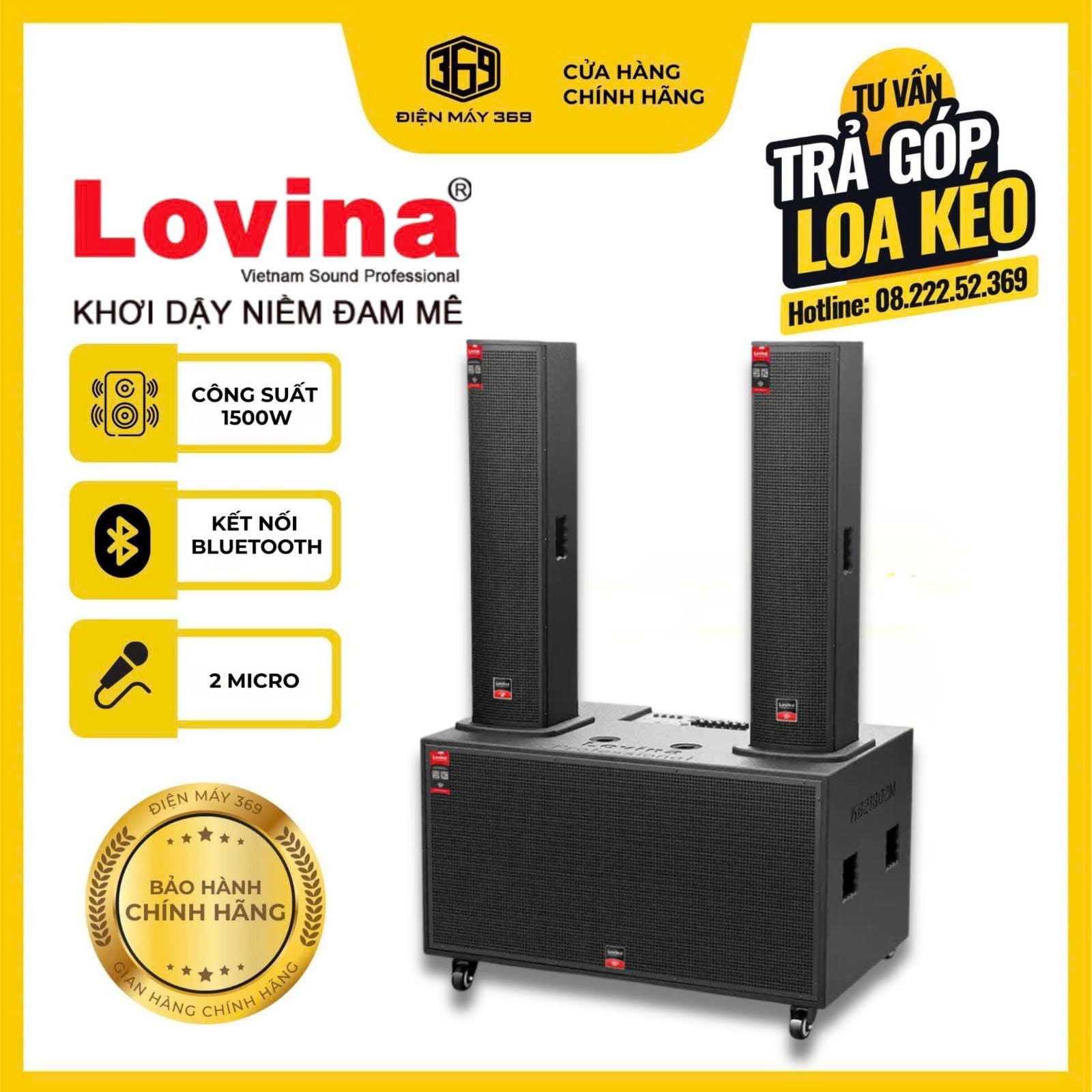 Loa Kéo Karaoke Lovina KB-21802 PRO