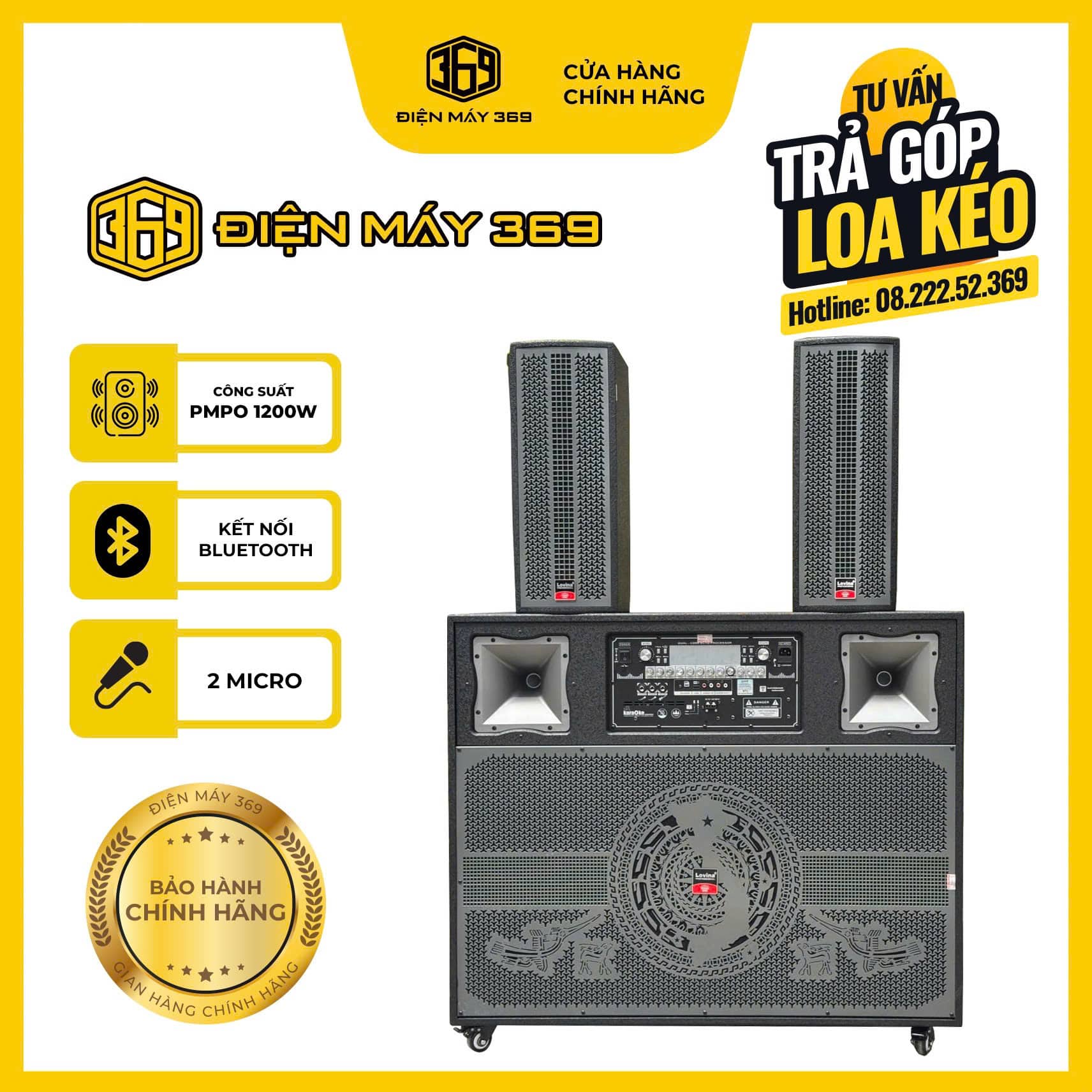 Loa Kéo Công Suất Lớn chính hãng LOVINA L369 PRO