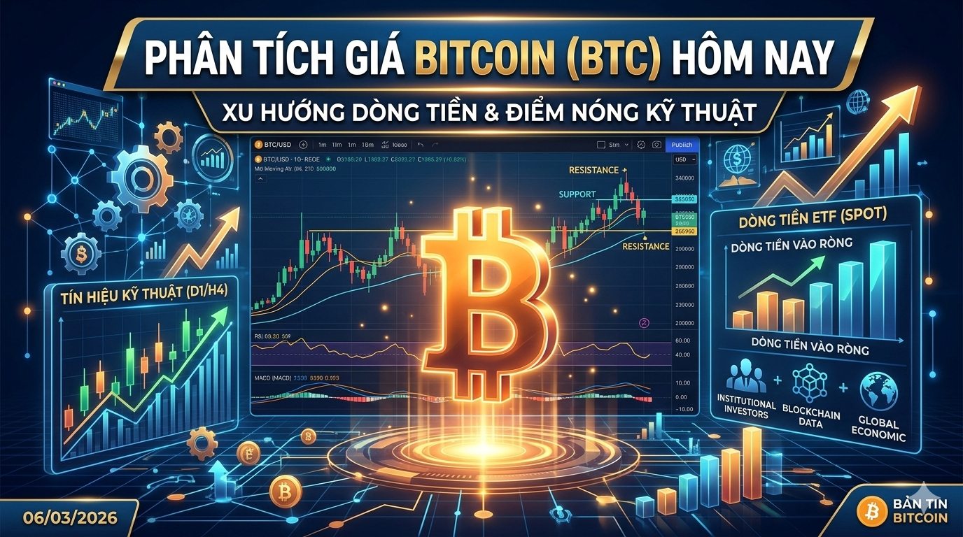 Phân Tích Giá Bitcoin (BTC) Hôm Nay: Xu Hướng Dòng Tiền & Điểm Nóng Kỹ Thuật