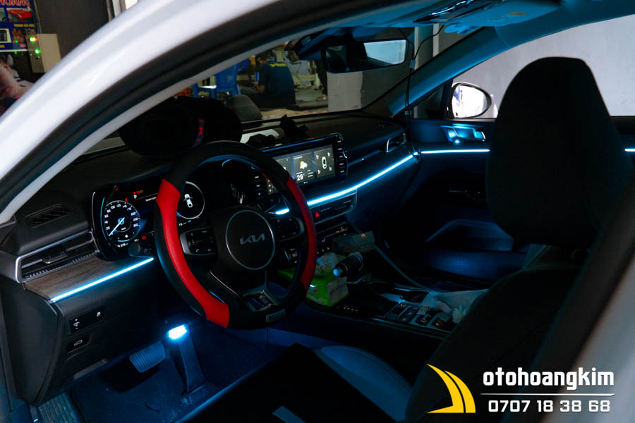Độ đèn LED nội thất cho xe Kia